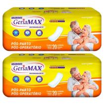 Absorvente Geriátrico Pós Parto Geriamax 20 Un Incontinência Absorção Máxima Suavidade e Conforto