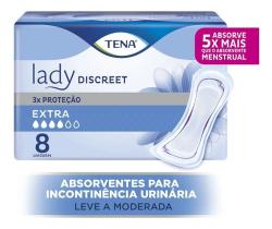 Absorvente Geriatrico Tena Discret Lady Extra C/8