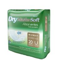 Absorvente geriátrico uso adulto Dry Master soft pacote com 20 unidades