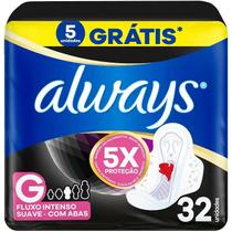 Absorvente hig always noturno suave c/ abas 32un Absorvente hig always noturno suave c/ abas 32un