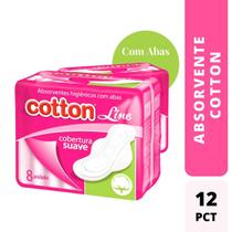 Absorvente Higiênico Cotton Line Ca Com 12Un