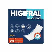 Absorvente Incontinência Moderada Higifral 20Un - Higifral Absorvente Incontinência Moderada Higifral 20Un - Higifral