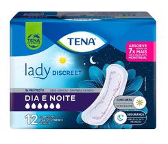 Absorvente incontinência tena lady discreet dia e noite c/12 unidades