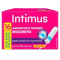 Absorvente Interno Intimus Discreto Médio 16 unidades