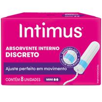 Absorvente Interno Intimus Discreto Mini 8 Unidades