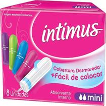 Absorvente Interno Intimus Discreto Mini com 8 Unidades