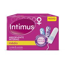 Absorvente Interno Intimus Médio 8 Unidades - KIMBERLY CLARK