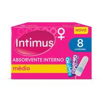 Absorvente Interno Intimus Médio 8 Unidades