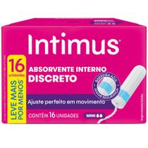 Absorvente Interno Intimus Mini 16 Unidades