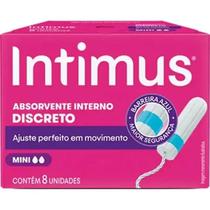 Absorvente Interno Intimus Mini Fluxo Leve Conforto 8 Unidades