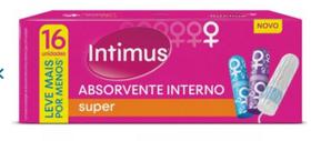 Absorvente Interno Intimus Super 16 Unidades