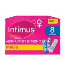 Absorvente Interno Médio 8 Unidades Intimus