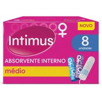 Absorvente Interno Médio 8 Unidades Intimus