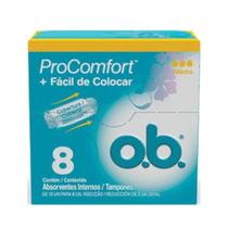 Absorvente Interno Médio 8 Unidades Procomfort Ob