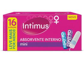 Absorvente Interno Mini - Intimus 16 Unidades
