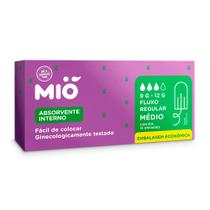Absorvente Interno Mió Médio Fluxo Regular 16 Unidades