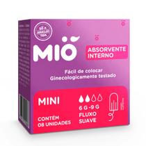 Absorvente Interno Mió Mini Fluxo Suave 8 Unidades