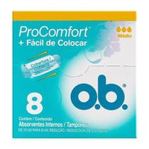 Absorvente Interno o.b. Procomfort Médio com 08 Unidades Absorvente Interno o.b. Procomfort Médio com 08 Unidades