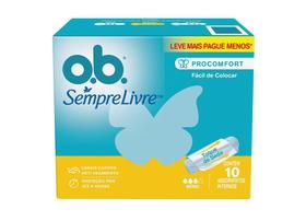 Absorvente Interno OB Original Médio Sem Abas Johnson & Johnson 10 Unidades Absorvente Interno OB Original Médio Sem Abas Johnson & Johnson 10 Unidades