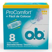 Absorvente Interno OB ProComfort Médio c/ 8 Unidades Absorvente Interno OB ProComfort Médio c/ 8 Unidades