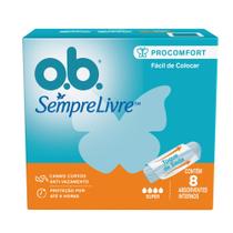 Absorvente Interno Procomfort Super Fluxo Intenso Sem Abas OB 8 Unidades Absorvente Interno Procomfort Super Fluxo Intenso Sem Abas OB 8 Unidades