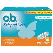 Absorvente Íntimo OB Super com 10 Unidades