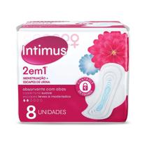 absorvente intimus 2 em 1(menstruação/escapes de urina)