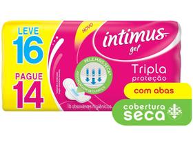 Absorvente Intimus com Abas 16 Unidades Gel - Tripla Proteção