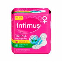 Absorvente Intimus com Abas Tripla Proteção Seca com 8un