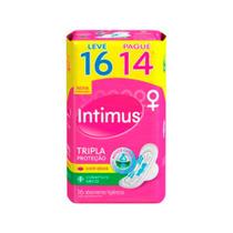 Absorvente Intimus com Abas Tripla Proteção Seca Lv16 Pg14