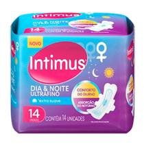 Absorvente INTIMUS Dia Noite Extra Suave Com Abas - 14 Unidades