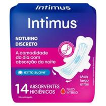 Absorvente intimus dia&noite ultrafino suave c/abas 14un