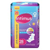 Absorvente intimus dia&noite ultrafino suave c/abas c/ 28