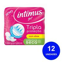 Absorvente Intimus Diario Com Abas Seca 8un 12pc