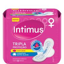 Absorvente Intimus Diario Com Abas Suave 8un 12pc