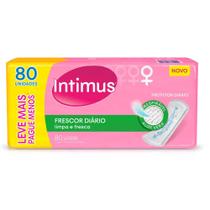 Absorvente Intimus Frescor Diário Control com Perfume com 80 Unidades