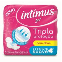 Absorvente intimus gel c/8 suave c/a - KIMBERLY-CLARK