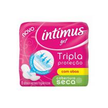 Absorvente intimus gel cobertura seca com abas - 8 unidades - Kimberly-clark kenko