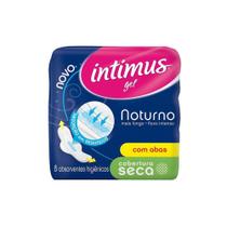 Absorvente intimus gel noturno cobertura seca com abas - 8 unidades - Kimberly-clark kenko