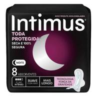 Absorvente intimus gel noturno suave c/ abas 8un
