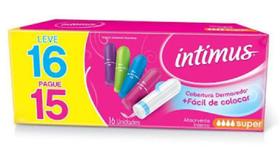 Absorvente Intimus Gel Super Com 16 Unidades Absorvente Intimus Gel Super Com 16 Unidades