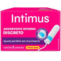 Absorvente intimus interno médio - 8 unidades