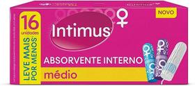 Absorvente intimus interno medio leve 16 pague 15