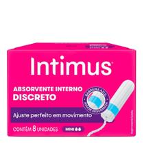 Absorvente intimus interno mini - 8 unidades - Kimberly-clark kenko Absorvente intimus interno mini - 8 unidades - Kimberly-clark kenko