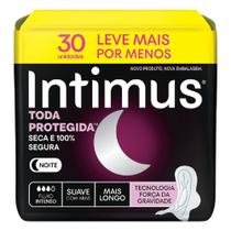 Absorvente Intimus Noturno Cobertura Suave com Abas 30 Unidades Absorvente Intimus Noturno Cobertura Suave com Abas 30 Unidades