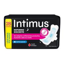 Absorvente Intimus Noturno Discreto com Abas 28 Unidades