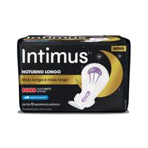 Absorvente Intimus Noturno Longo Com Abas 10 Unidades