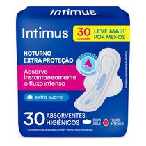 Absorvente Intimus Noturno Suave com Abas 30 Unidades