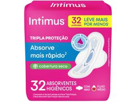 Absorvente Intimus Toda Protegida Dia Seca Com Abas Tim 32 Unidades Absorvente Intimus Toda Protegida Dia Seca Com Abas Tim 32 Unidades