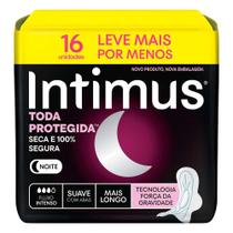 Absorvente Intimus Toda Protegida Noturno Suave com Abas 16 Unidades Leve Mais Por Menos